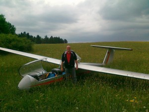 Außenlandung Blanik Mai 2011